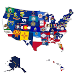 Cover Image of Tải xuống States of the USA - quiz  APK
