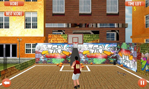 Basketball flick game slam