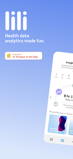 Android application Lili - Health Data Assistant screenshort