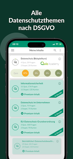 Datenschutz Trainer ekran görüntüsü