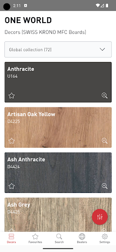 Android application ONE WORLD Collection screenshort