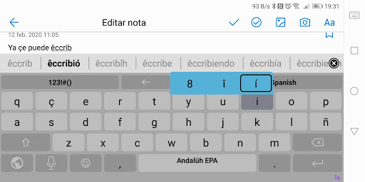 Teclado Andaluz EPA for ASK Screen 2