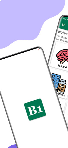 Android application B-Pharma for 1st Year screenshort