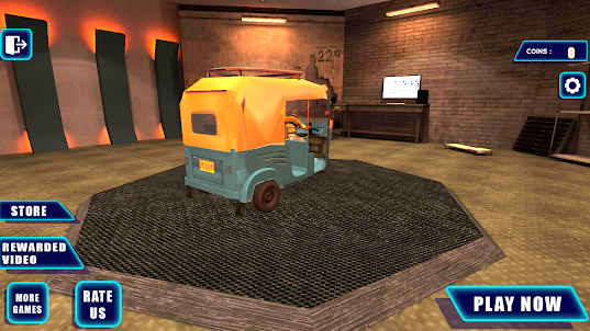 Baixar Tuk Tuk Rickshaw Driving Games para PC - LDPlayer