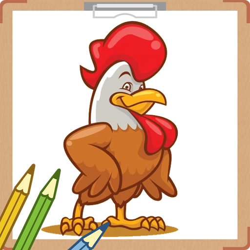 Chicken Coloring Book logo
