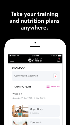 Jamin Fitness Screen 2