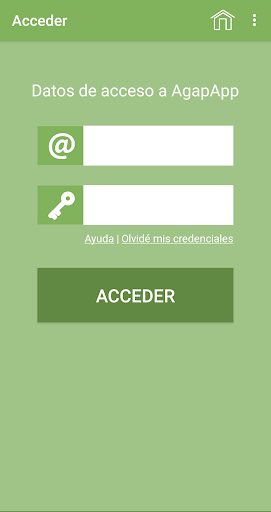 Android application AgapApp screenshort
