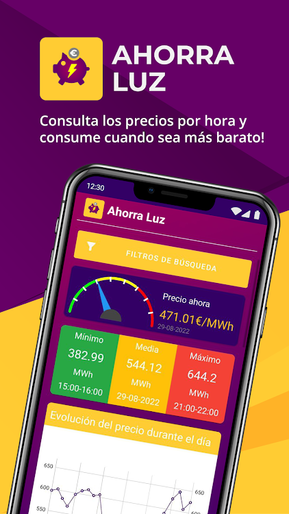 PrecioLuz. Ahorra en Luz hoy - 1.0.25 - (Android)