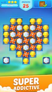 Jewel Crush Match 3 Legend (MOD, Coins) free on android 5.5.7 1