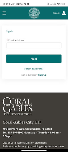 Coral Gables Citizen Center Screen 3