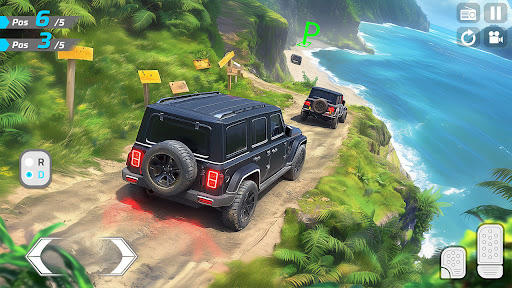 Prado Jeep Parking: Car Games Screen 2