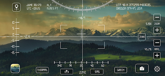 GPS Camera. Compass, Levels