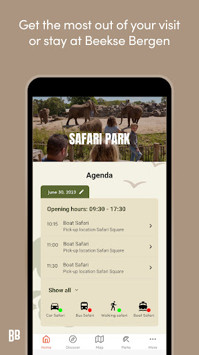 Android application Beekse Bergen 2.0 screenshort