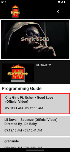 Lit Street TV Screen 2