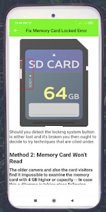 Corrupted Sd Card Repair Method Guide 6.0 APK screenshots 3