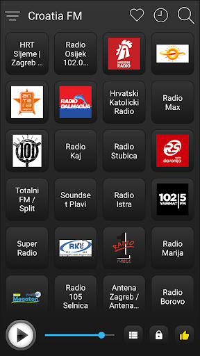 Croatia Radio FM AM Music Screen 2