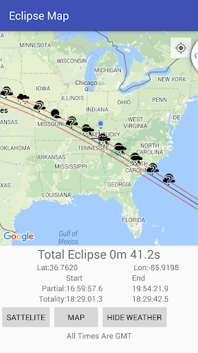 Eclipse Map