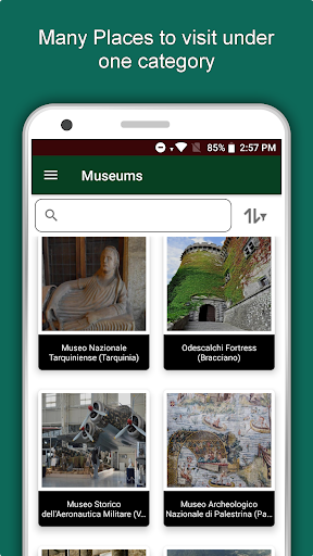 Lazio Travel & Explore, Offlin Screen 3