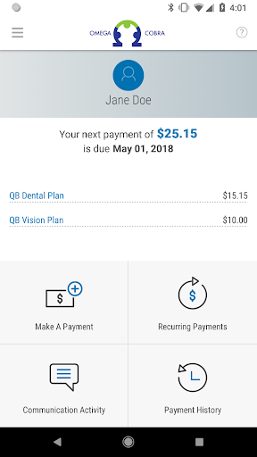 Omega Pay Screen 2