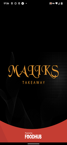 Android application Maliks Takeaway screenshort