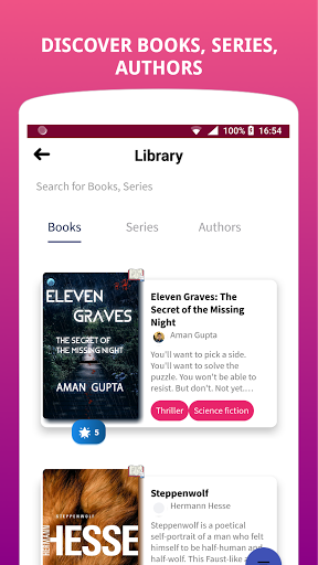 Android application HypeBunch - Talents, Authors screenshort