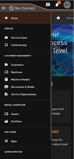 My rConnect Screen 2