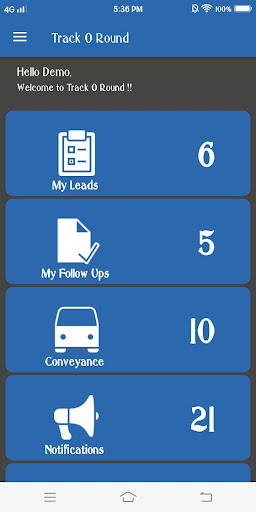 Android application Track O Round screenshort