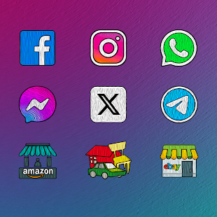 Pagpinta - Screenshot ng Icon Pack