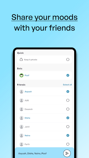 Emote - Social Mood Journaling Screen 2