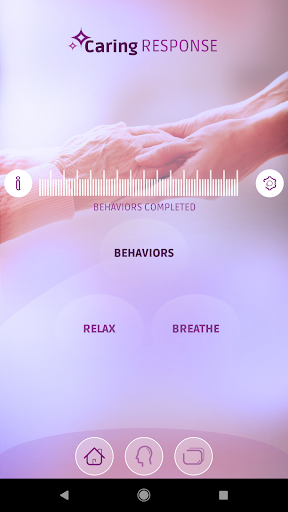 Android application Caring Response for Caregivers screenshort