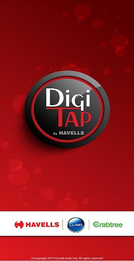 Android application Havells DigiTap screenshort