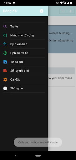 Từ điển bóng đá Screen 2