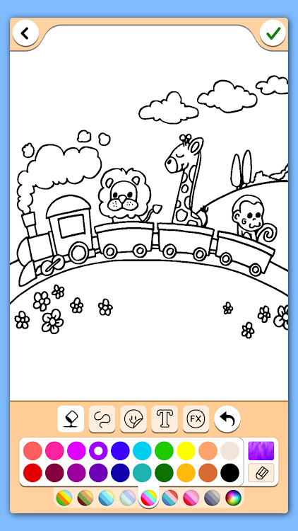Train game: coloring book. - 18.5.0 - (Android)
