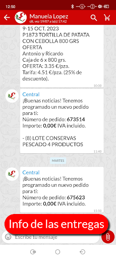 EHOSA Catálogo y Pedidos Screen 3