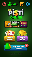 screenshot of Pisti Online League