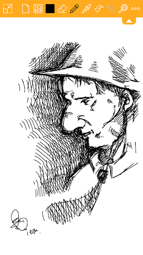 Android application Hand Drawing (Sketch, Memo) screenshort