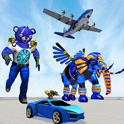Police Elephant Robot Transform  Multi robot Game