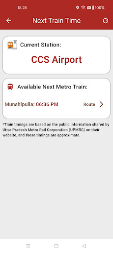 Lucknow Metro Timing  Route