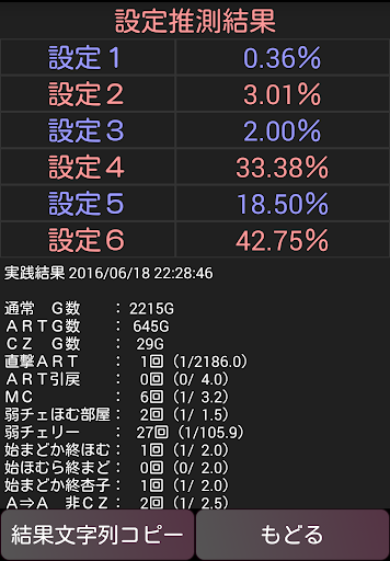 パチスロ設定推測カウンター　魔法少女まどか☆マギカ用