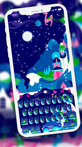 Android application Art Drawing Night Keyboard The screenshort
