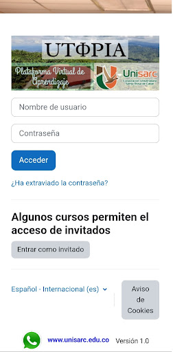 Android application Utopia Unisarc screenshort