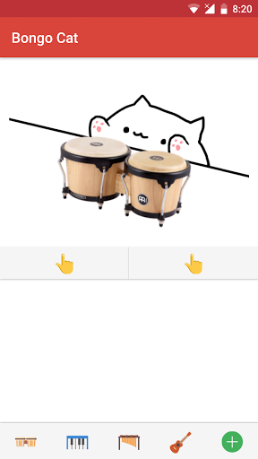 Bongo Cat: Musical Instruments androidhappy screenshots 1