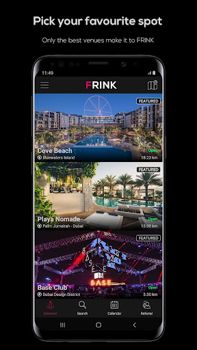 FRINK - Get a FREE Drink Screen 2