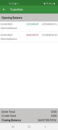 Fortune Fiscal TradeMobile Screen 2