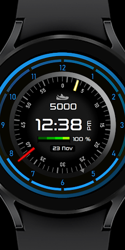 Android application [SSP] Simple Black Watch Face screenshort