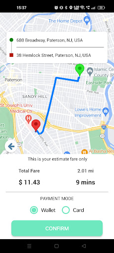 Pull-up Rideshare Screen 3