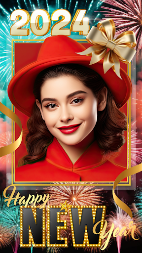 New Year Photo Frame 2024 Screen 3