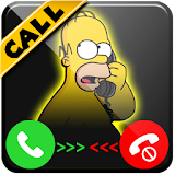 Fake Call From Simpson icon