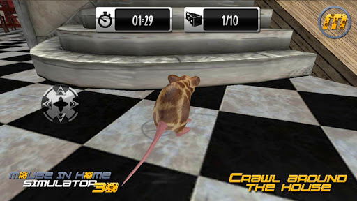 Mouse in Home Simulator 3D Screen 3
