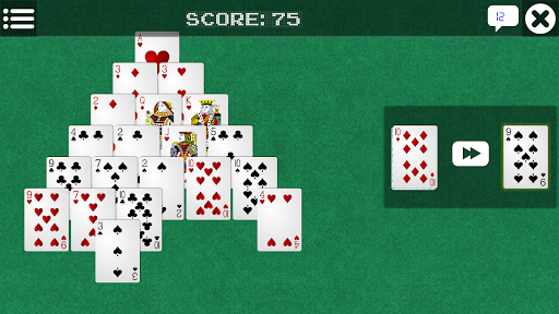 Android application Pyramid Solitaire screenshort